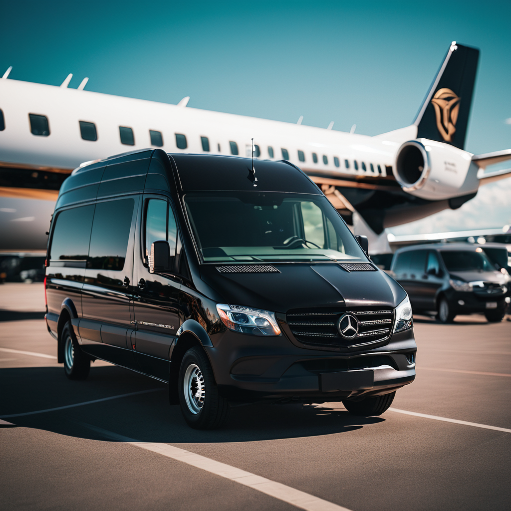 Airport vans and group transportation