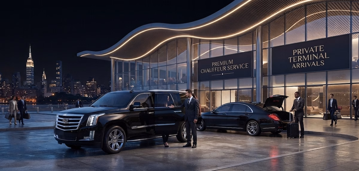 Black car and luxury SUV chauffeur service